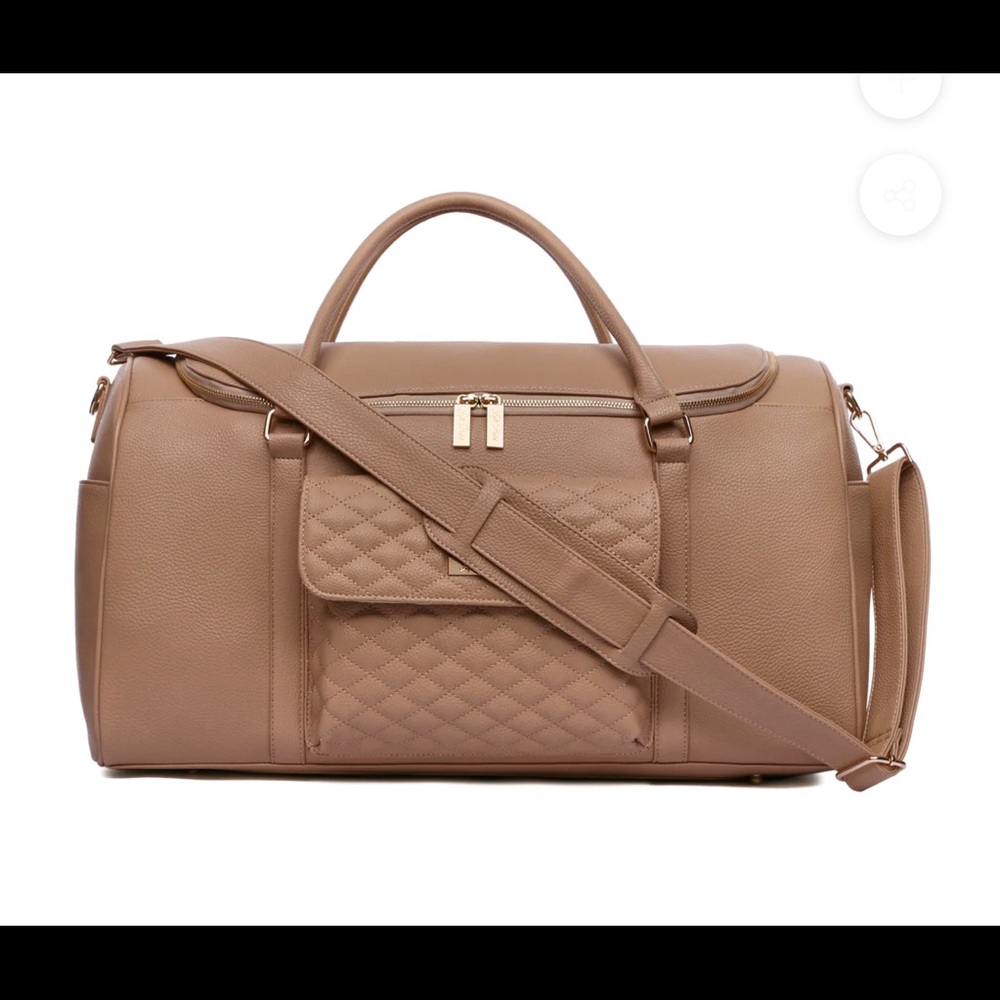 LULI BEBE MONACO TRAVEL BAG LATTE BROWN